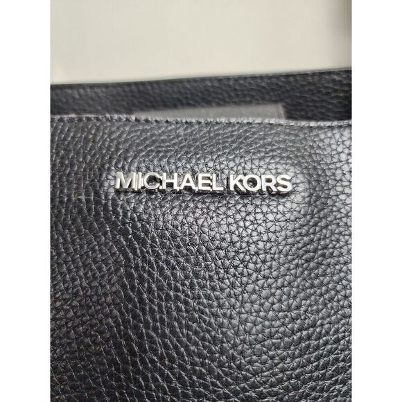 Michael Kors Kimberly Pebble Leather Satchel Handbag - Picture 6 of 6